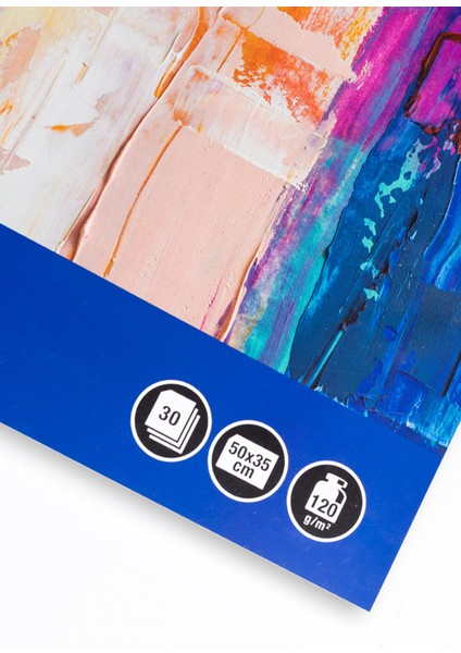 35X50 cm Art Karton Kapak Resim Defteri, 30 Yaprak, 120 gr Kaliteli Kağıt modelleri
