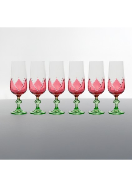 Lotus 180CC 6lı Ayaklı Kadeh