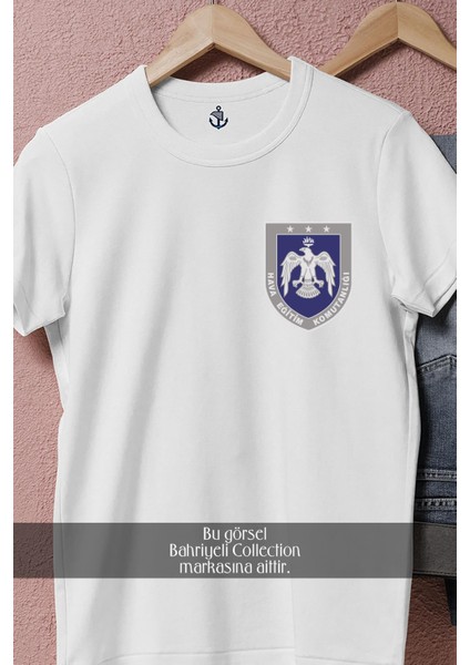 Oversize Hava Eğitim Komutanlığı Logo Cep Tasarımlı Unisex T-Shirt fiyatları
