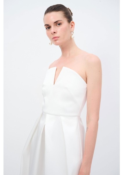 Straplez Elbise Kemik 12433502002 modelleri