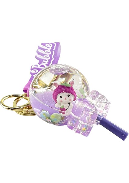 Içi Sulu Anahtarlık. Çanta Süsü. Anahtarlık