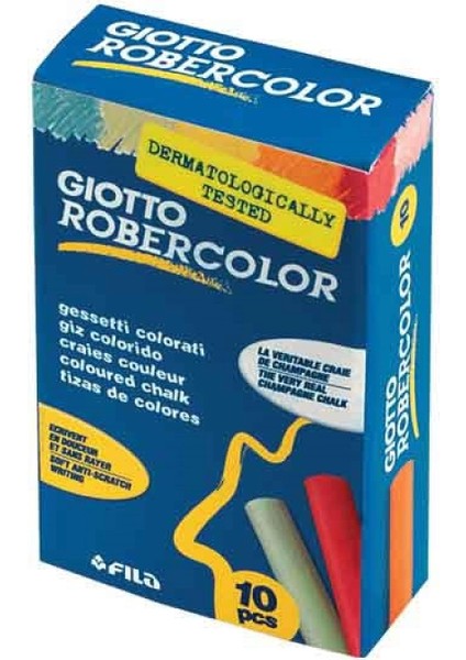 Robercolor Tebeşir Karışık Renkler 10'lu Kutu ( 3 Kutu)