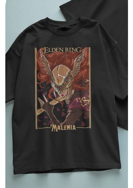Unisex Elden Ring Yazılı T-Shirt, Oversize Video Oyunu Temalı Tişört fiyatları