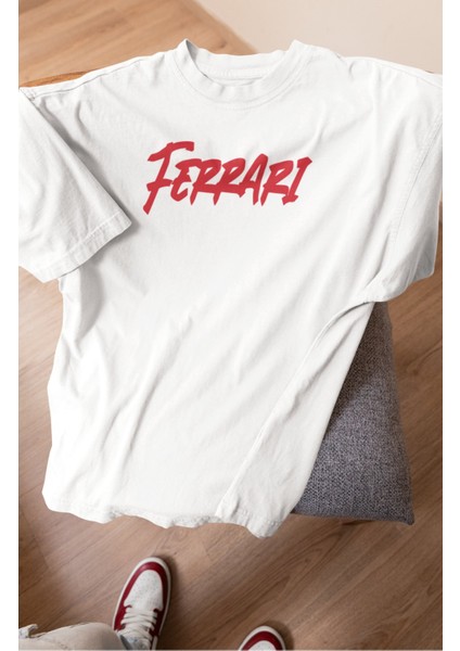 Oversize Formula 1 Leclerc 16 Sırt Baskılı Tişört, Unisex F1 Ferari Temalı T-Shirt fiyatları