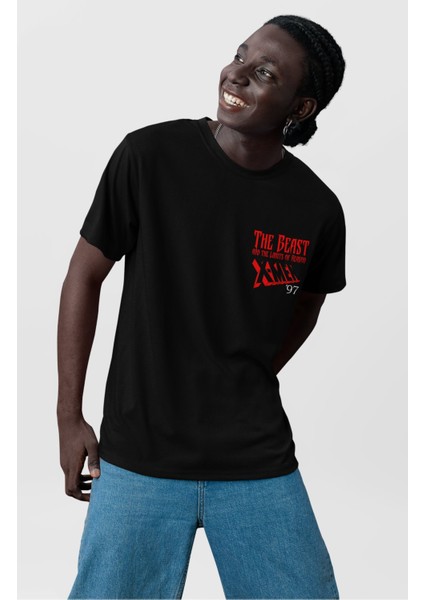 Unisex X-Men 97 Sırt Baskılı Tişört, Oversize Mar Vel Comics Temalı T-Shirt fiyatları