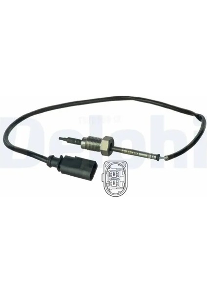 Egzoz Sıcaklık Sensoru 2 Kutuplu Sıyah Crafter 1216 T5 1011 Caac Caae