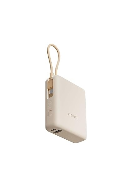 33W Power Bank 10000MAH (Entegre Kablo) Tan