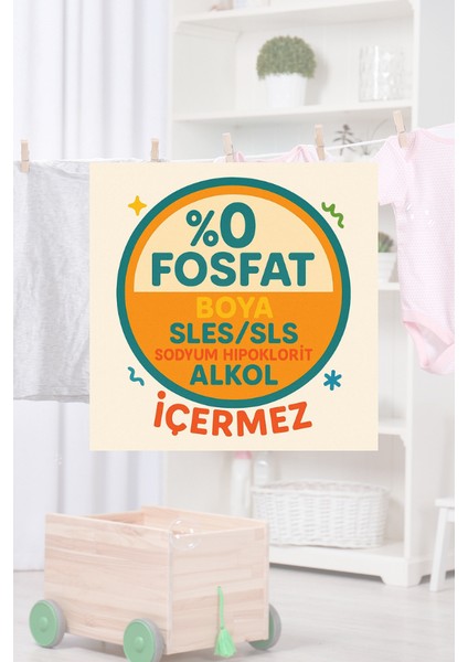 Bebek Çamaşır Makinesi Toz Deterjanı 1 kg