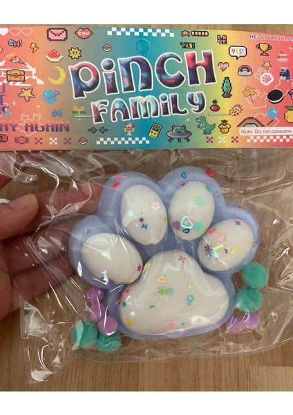 1 Adet Kedi Patisi Squishy Oyuncağı Sukuşi (Büyük Boy) 13CM