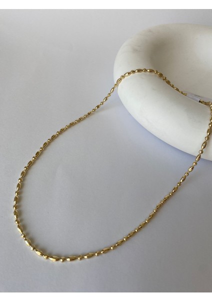 Xuping Arpa Zincir Gold Kolye 50 cm modelleri