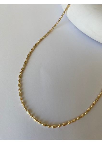 Xuping Arpa Zincir Gold Kolye 50 cm fırsatları