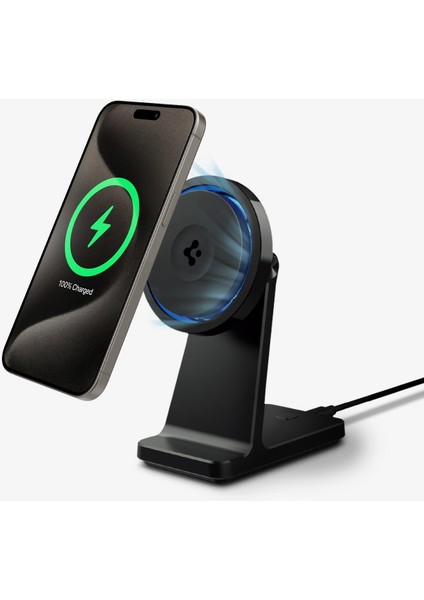 MagFit Stand Manyetik Kablosuz Şarj Cihazı / Özel Fanlı Isı Düşürücü iPhone için MagSafe özellikli Cryomax OneTap Pro 3 S310WC - ACH07976