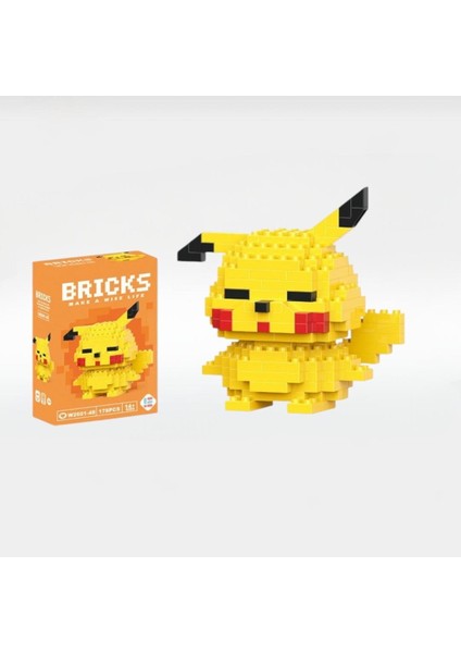 Pikachu Bricks 3D Puzzle LEGO +14