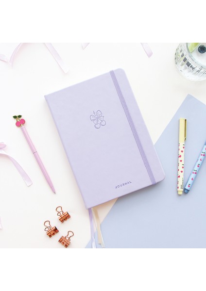 A5 Bullet Journal Noktalı Defter 140 Gr. 80 Yaprak Lavender Mist