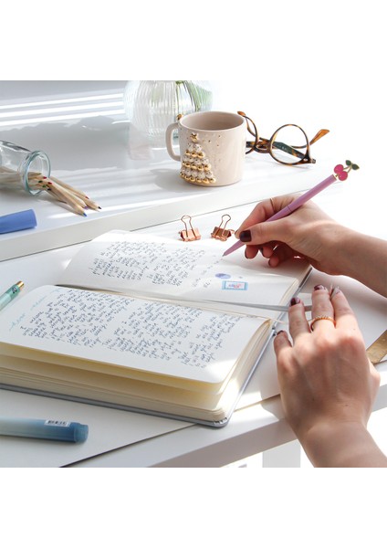 A5 Bullet Journal Noktalı Defter 140 Gr. 80 Yaprak Lavender Mist