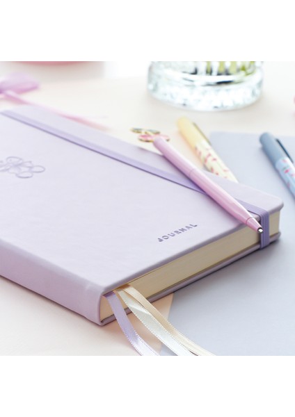 A5 Bullet Journal Noktalı Defter 140 Gr. 80 Yaprak Lavender Mist