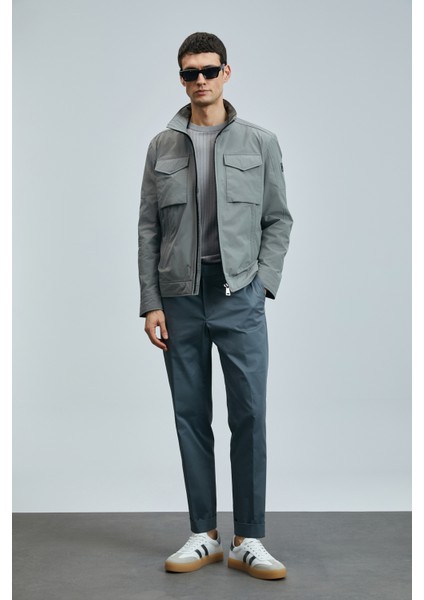 Plus Smart Erkek Chino Pantolon Slim Fit Taş