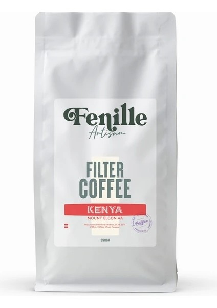 Yöresel Filtre Kahve Kenya - Mount Elgon Aa 250 gr