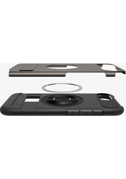 iPhone 16e Kılıf Slim Armor MagFit MagSafe özellikli Gunmetal - ACS09130 fırsatları