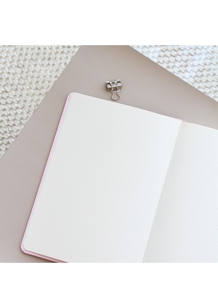 A5 Bullet Journal Noktalı Defter 140 Gr. 80 Yaprak Cotton Candy