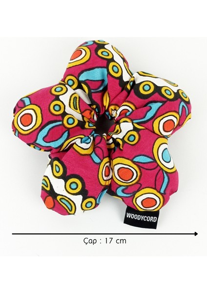 El Yapımı Çiçek Model Pofuduk Scrunchie Toka fiyatları