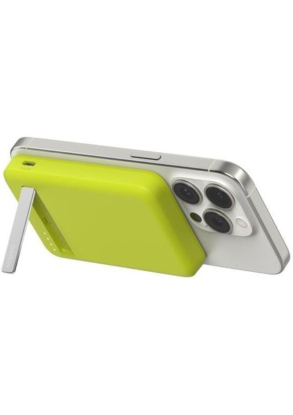 BPD006DSCY-APL Boostcharge Pro Magsafe Uyumlu Qi2 15W 5k Kablosuz Powerbank - Yeşil