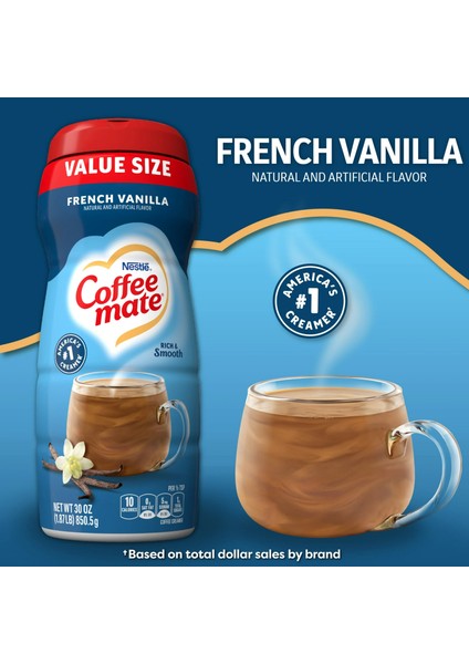 Coffee Mate French Vanilla Toz Kahve Kreması 850 G fırsatları