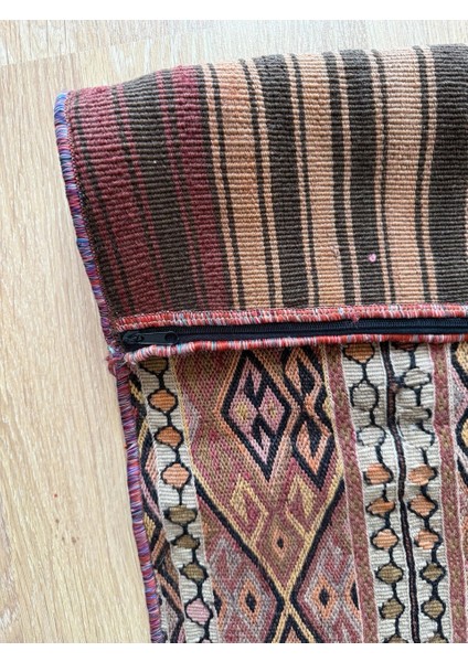 52X82 cm El Dokuma Heybe Kilim, Nostaljik Anadolu Kilim Dekor, Heybe ve Kilim Çok Yönlü Kullanım indirimleri