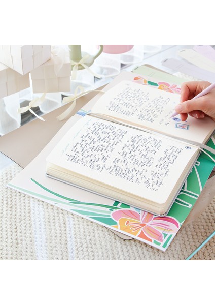 A5 Bullet Journal Noktalı Defter 140 Gr. 80 Yaprak Silver Glow