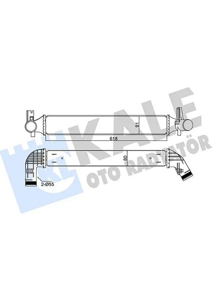 Turbo Radyatoru Intercooler Polo 1,4 / 1,8gtı 2,0r 10 Fabıa 1,4tsı Rs 1014 Ibıza V 1,4tsı 2,0tdı 0
