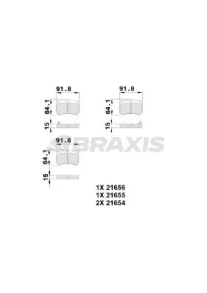 On Fren Balatası Mazda 323 B6 Kasa 1990 1996 Kıa Rıo 2000 2002