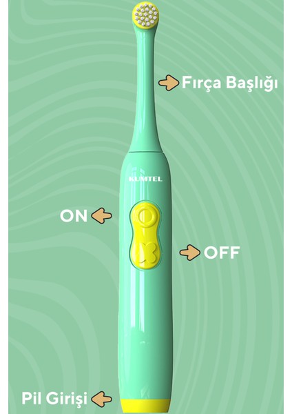 Caremi Pilli Çocuk Diş Fırçası Ctb-03 modelleri