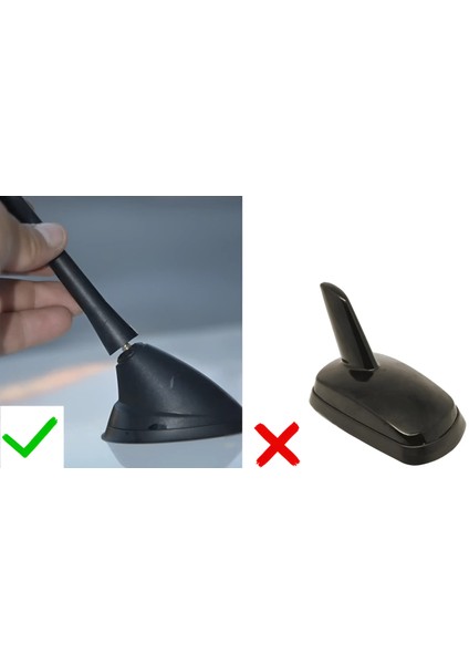 Trax Uyumlu Gümüş Gri (Silikonlu) Shark Balina Anten fiyatları
