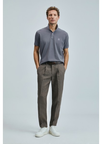 Vernon Smart Erkek Polo Tişört Gri