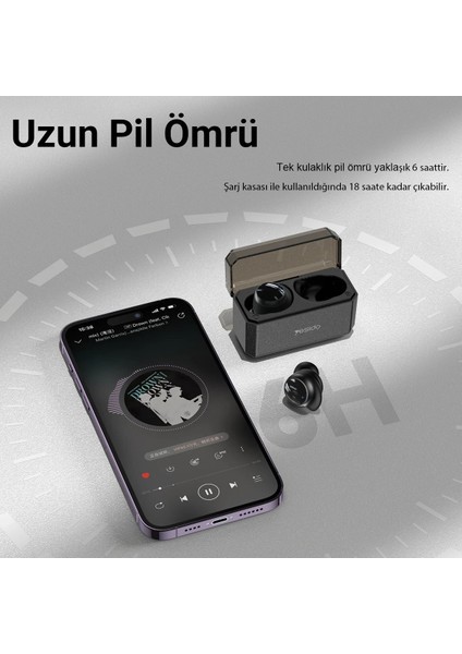 TWS20 Kablosuz AirPods Kulaklık - Siyah