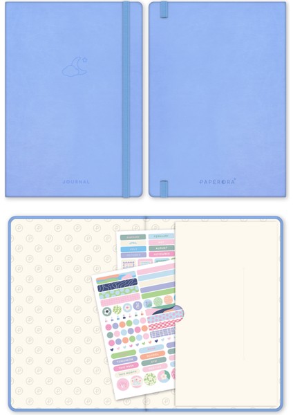 A5 Bullet Journal Noktalı Defter 140 Gr. 80 Yaprak Skylight
