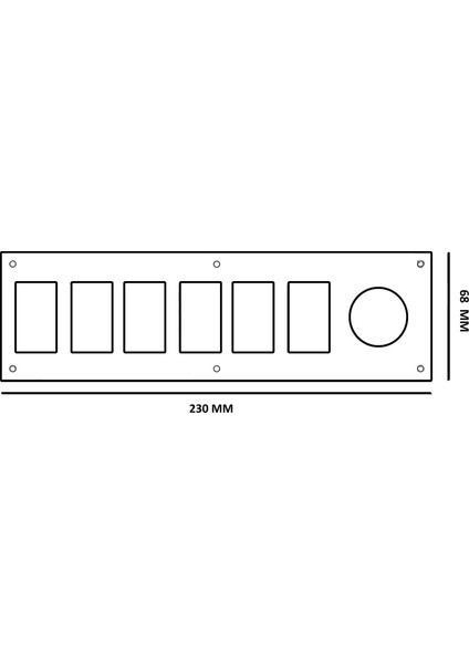 6 Lı Switch Paneli -Bfy 6 Lı Switch Paneli modelleri