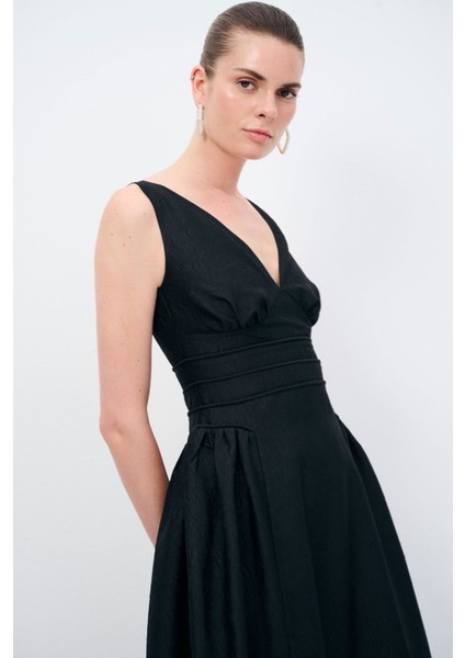 Jakar Uzun Elbise Siyah 12445471000 fiyatları