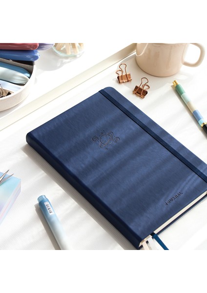 A5 Bullet Journal Noktalı Defter 140 Gr. 80 Yaprak Midnight