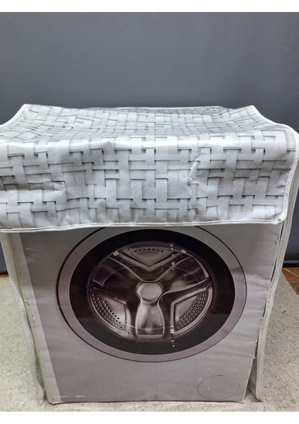 Kumaş Dokulu Pvc Kapli Su Geçi̇rmez Çamaşir Makinesi Kurutma Makinesi Örtüsü indirimleri