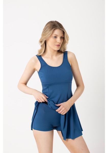 Şortlu Elbiseli Mayo