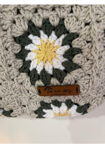 Papatya Motif Çanta