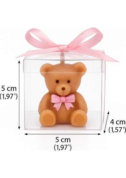 Hoş Geldin Bebek Ayıcık Mum Hediyelik – Kız Bebek – Pembe Kurdele – Mevlid – Baby Shower – El Yapımı (10–30 Adet) modelleri