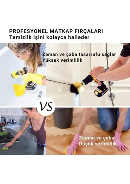 Premium 22 Parça Profesyonel Ev, Ofis, Araç Detaylı Temizlik Seti, Matkap Uçlu Ultra Sağlam Set modelleri