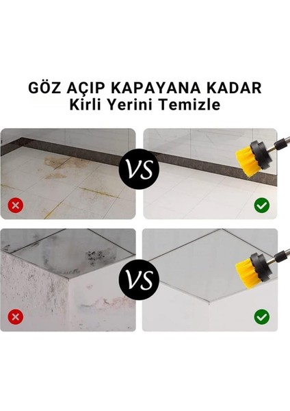 Premium 22 Parça Profesyonel Ev, Ofis, Araç Detaylı Temizlik Seti, Matkap Uçlu Ultra Sağlam Set indirimleri