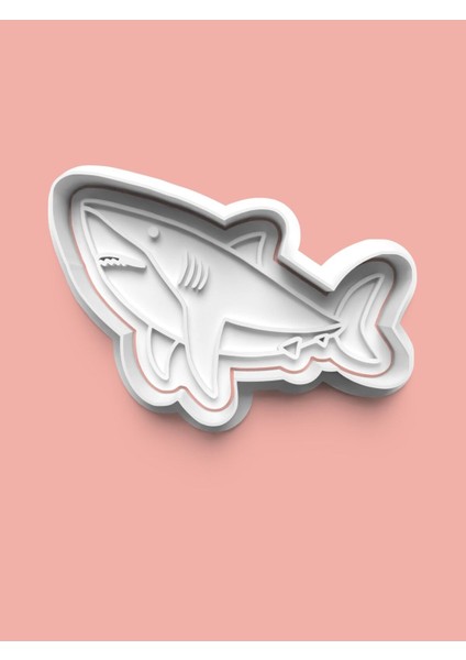 Köpek Balığı Figürü Kurabiye Kalıbı ve Şeker Hamuru Kalıbı