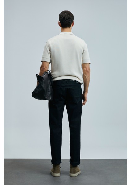 Jashua Smart Jean Erkek Pantolon Regular Fit Siyah indirimleri