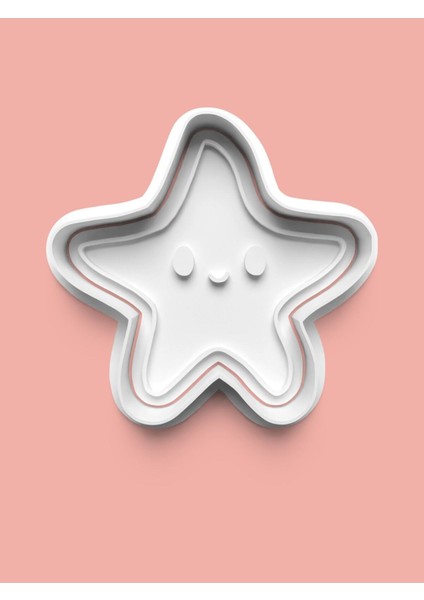 Deniz Yıldızı Figürü Kurabiye Kalıbı ve Şeker Hamuru Kalıbı