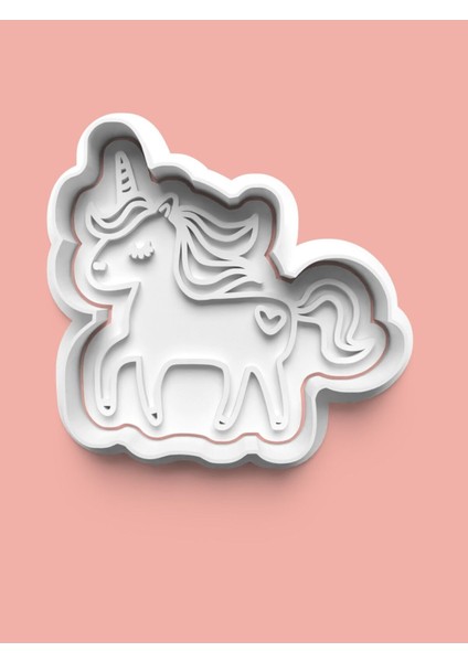 Unicorns Kurabiye Kalıbı ve Şeker Hamuru Kalıbı
