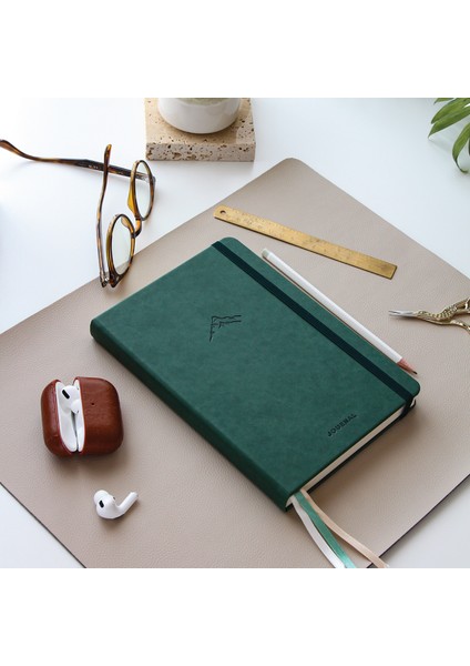 A5 Bullet Journal Noktalı Defter 140 Gr. 80 Yaprak Forest